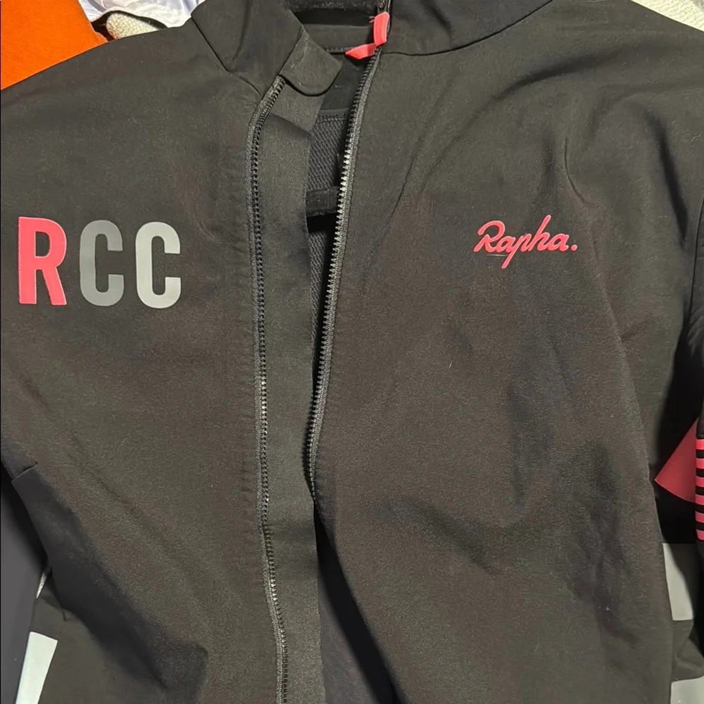 Rapha Black small Cycling Suit and Rapha large jacket with Pink Details - Picture 4 of 6